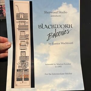 Sherwood Studio Blackwork Balconies Pattern